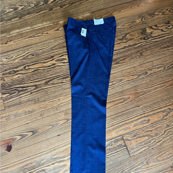 NWT Men’s Kenneth Cole Reaction Royal Blue Slim Fit Dress Pant. Size 42x35 - Picture 5 of 7